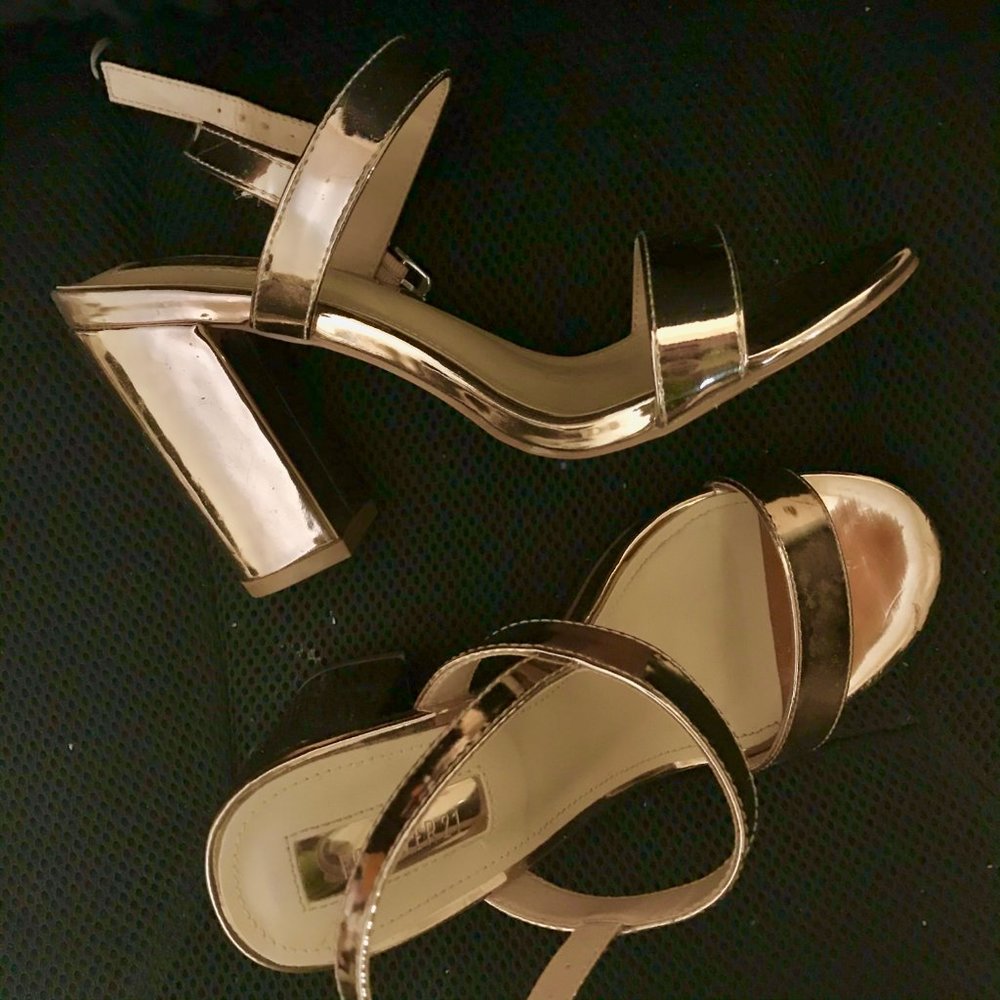3.5" Block Strap Heels Fits 5.5/5